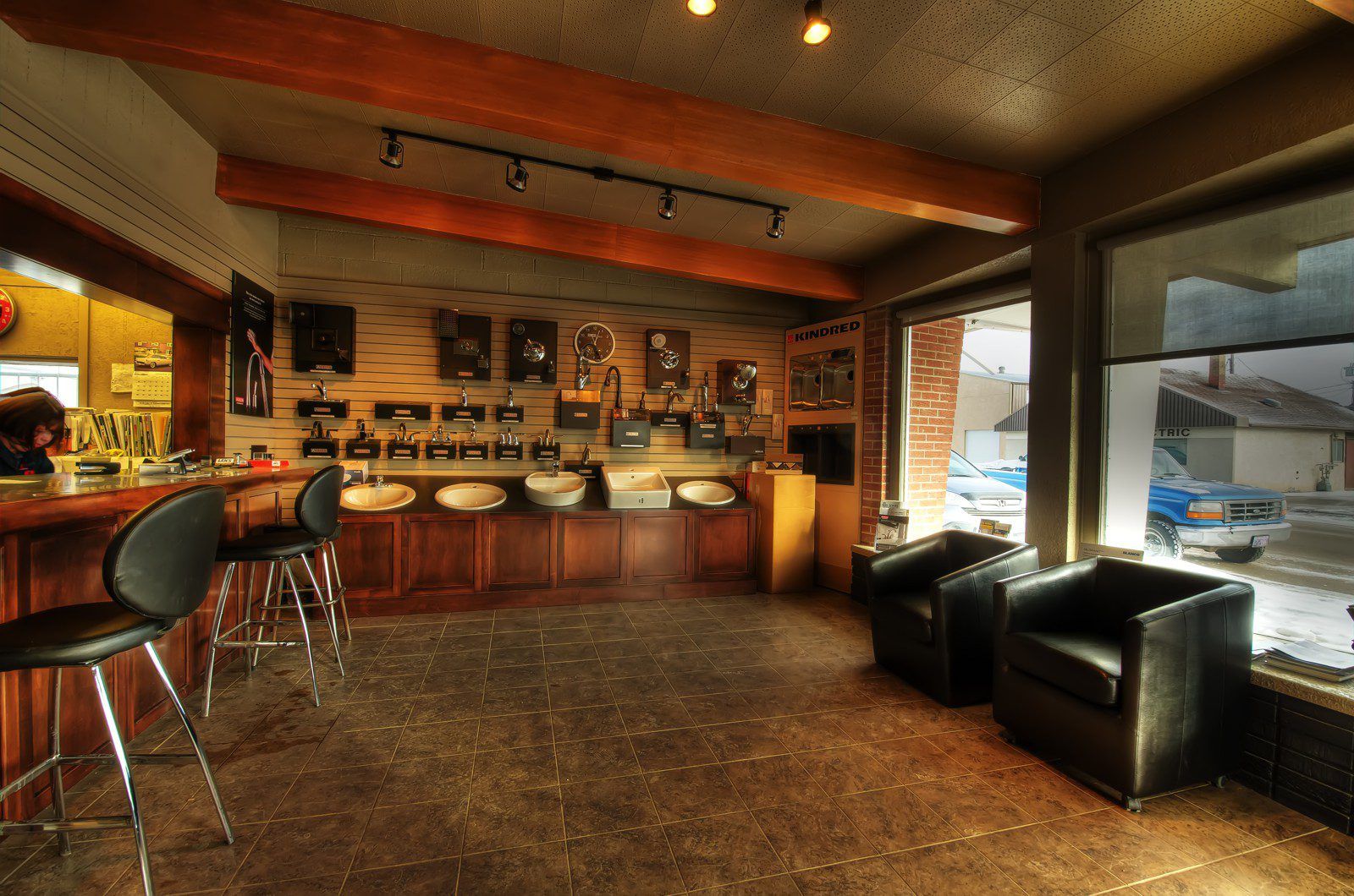 The Len’s showroom