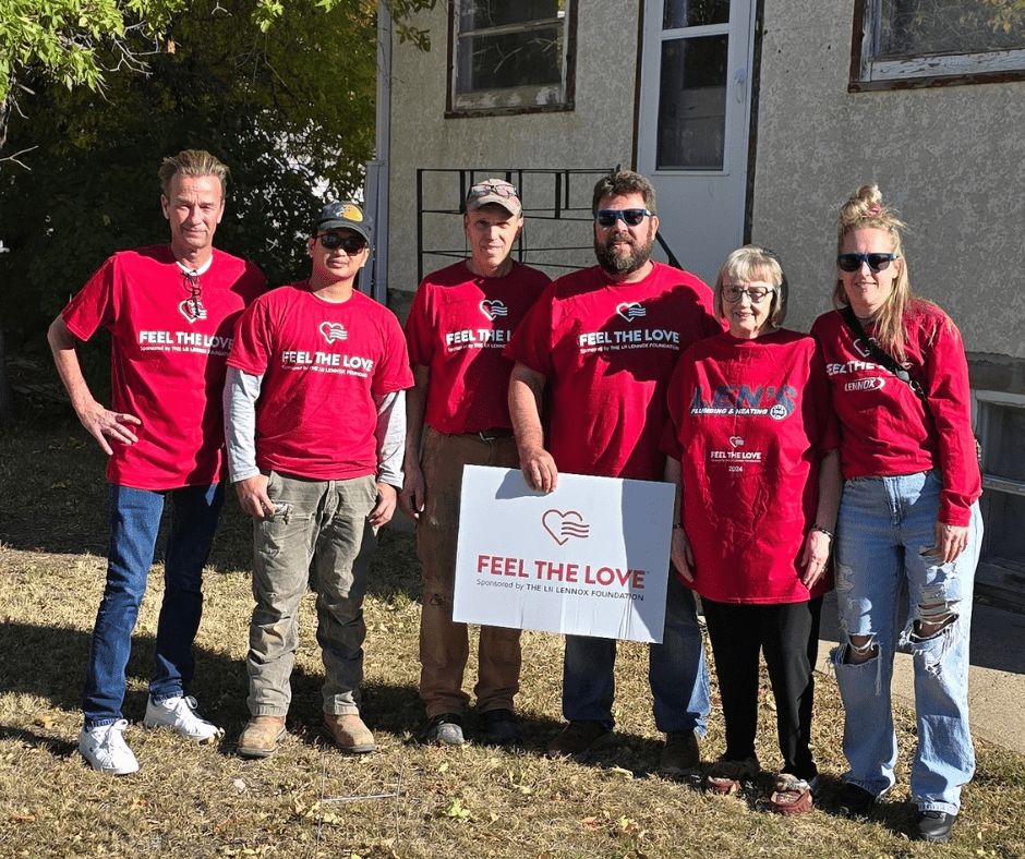 The Len’s team out in the community